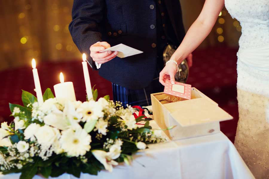 box wishes wedding ceremony